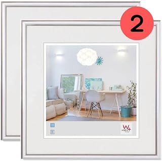 Walther Design Plastic Frame, Silver, 30 x 30 cm