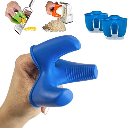 Miniatura 8 de Ready Grips Protectores de dedos de silicona para cocinar asar limpiar guantes de corte accesorios de cocina paquete de 2