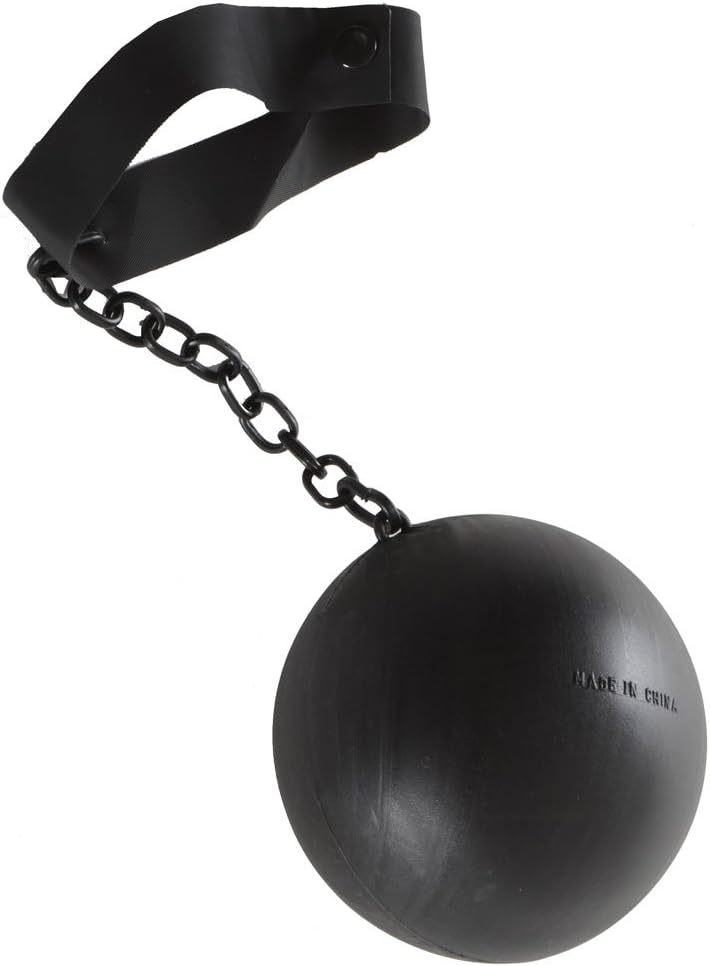 Prisoners Ball And Chain Convict Adults Fancy Dress Accessory Costume Accessory ()