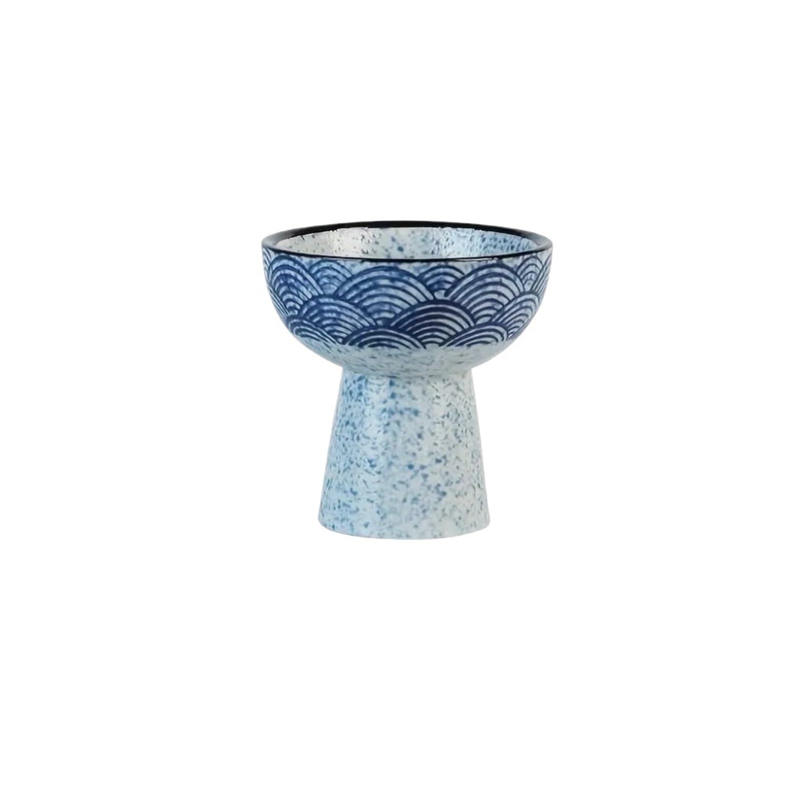 Coppe Gelato 2 Pezzi di Ciotola for Gelato in Ceramica, Tazza di Ceramica, Tazza di Yogurt, Dessert, Ciotola for Torta, for la casa, Ristorante, Accessori for la tavola per Dessert(Blue)