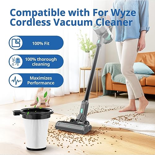 Image of Replacement Filters for Wyze Cordless Vacuum Cleaner,Removable and Washable