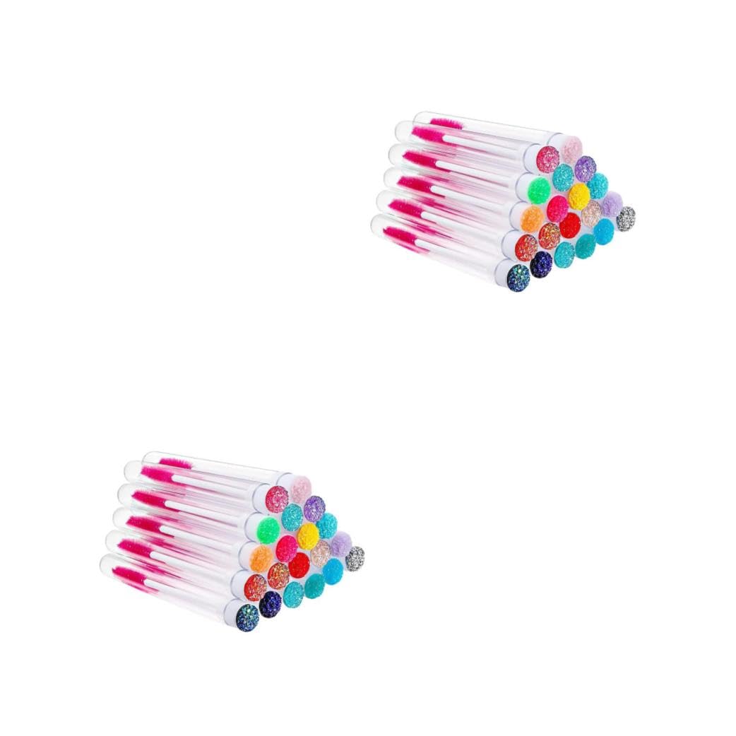 FRCOLOR 40pezzi Tubetti Trasparenti Per Mascara Con Bacchette Ricaricabili Per e Estensione