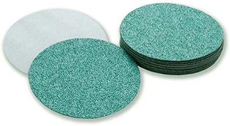 Sungold Abrasives 81265 Triathalon 60 Grit Heavy Duty Y Weight Green Zirconia Sanding Discs for Werkmaster (48 Pack), 5"