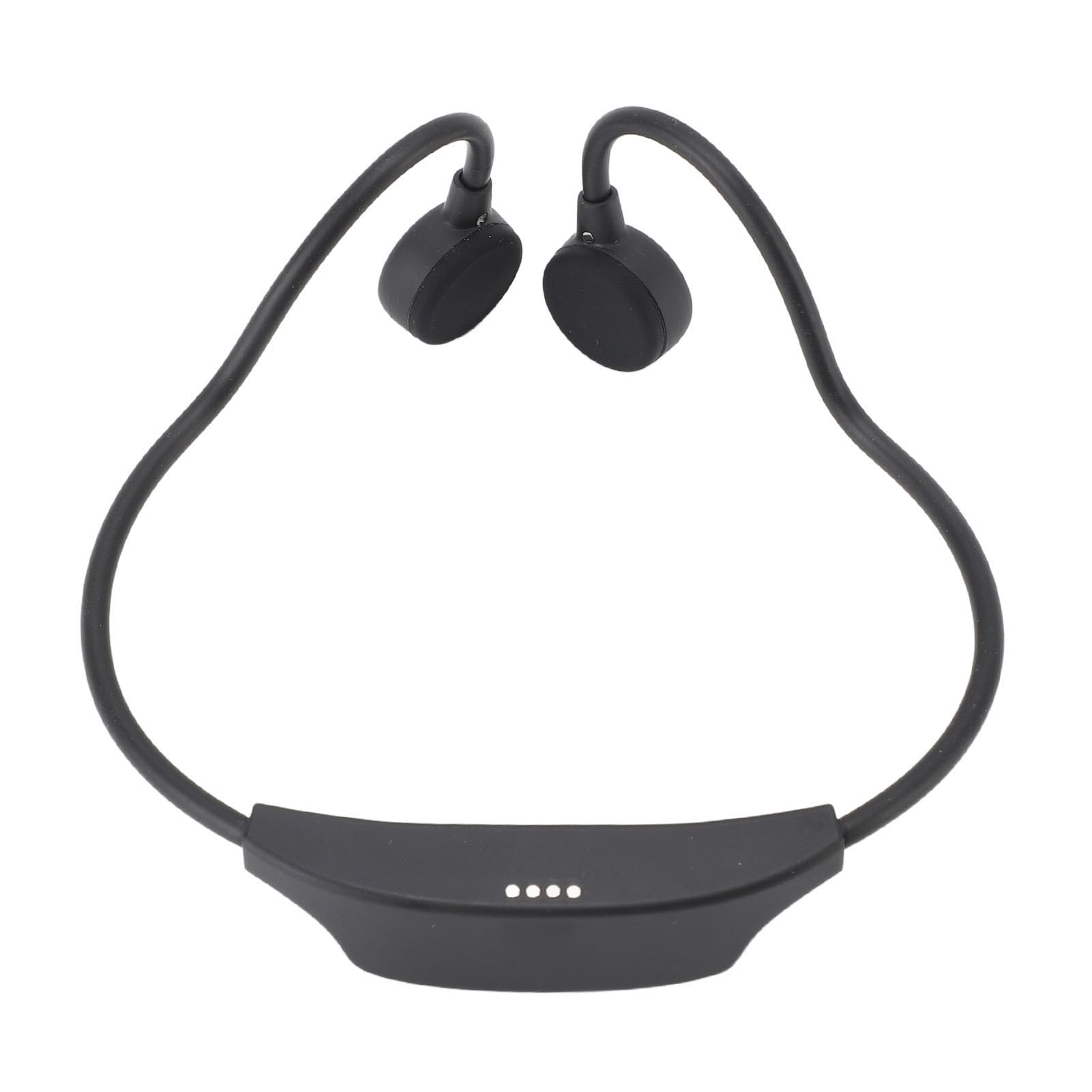 Jiawu Przewodnictwo Kości Sport Słuchawki Bezprzewodowe MP3 Odtwarzacz Słuchawkowy IPX8 Imperpring do Prowadzenia Pływania (BLACK)