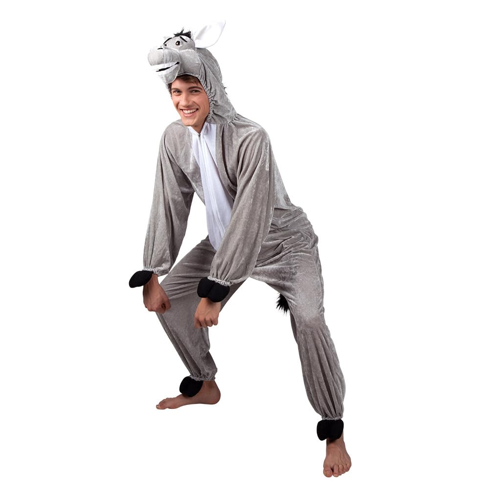 Boland Costume da asino in peluche per adulti