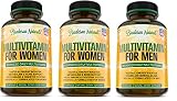 2 Women's Multivitamin + 1 Men's Multivitamin. 3 Bottles. Vitamins A C D E & Vitamin B Complex.Immun