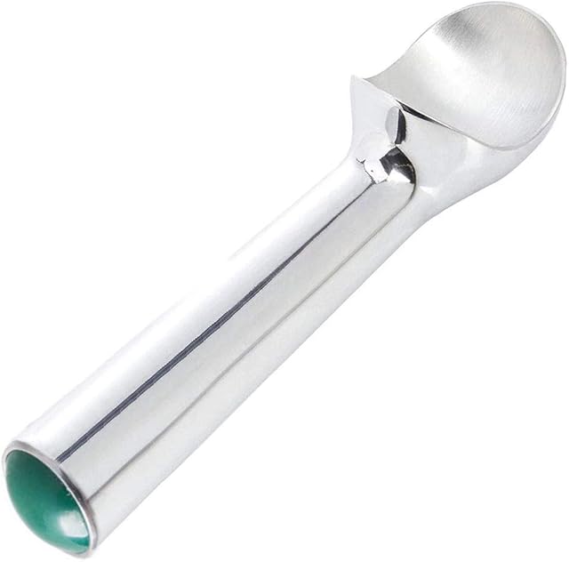 BarBits Ice Cream Scoop Dipper - Colour Coded with Liquid Filled Handle (Green)