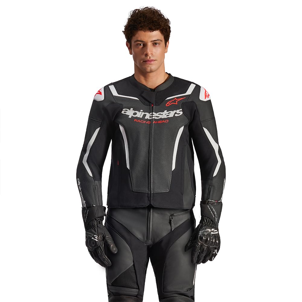 Alpinestars GP Force V2 Airflow Leather Jacket 54 Black