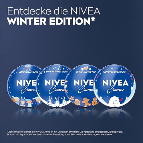 NIVEA Creme Dose Universalpflege, klassische Feuchtigkeitscreme für alle Hauttypen, reichhaltige Hautpflege mit hautverwandtem Eucerit (30 ml)
