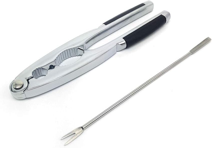 WAFJAMF Nut Crackers Heavy Duty Walnut Cracker Plier Opener,Seafood Tool,Non-slip Handle