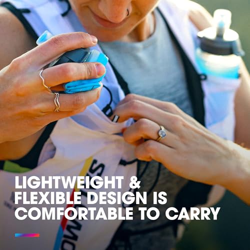 HydraPak UltraFlask Speed (500ml or 600ml) - Collapsible Soft Flask Water Bottle for Hydration Vests and Running Packs with Easy Open Cap - Image 6