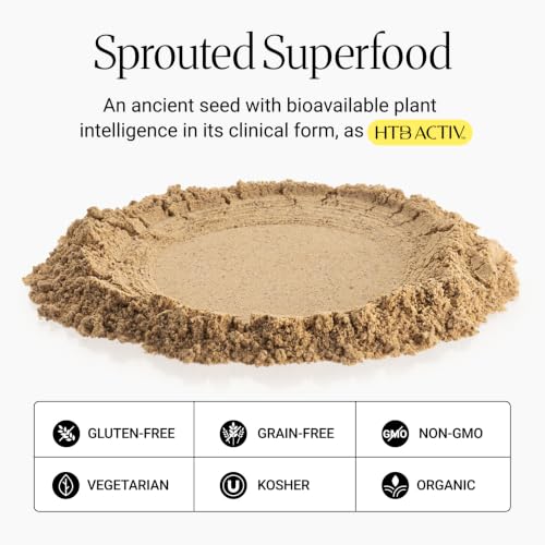 Image of BIG BOLD HEALTH Himalayan Tartary Buckwheat Sprout Powder - Rich in Polyphenols & Prebiotic Fiber - Non-GMO, Gluten-Free, Grain-Free, Vegetarian - 30 Servings