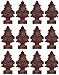 LITTLE TREES Car Air Freshener | Hanging Paper Tree for Home or Car | Leather | 12 Pack