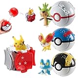 【MODO DE USO】Coloca la minifigura en la PokéBall y apaga la PokéBall,lanza o presiona el botón de la PokéBall,la PokéBall rebotaráy entraráen estado de batalla.