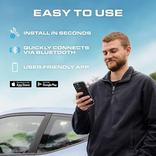 Blcktec 430 Bluetooth Obd2 Scanner Diagnostic Tool - Car Code Reader For All Cars Obdii Compatible - Read & Clear Engine, Abs, Srs, Oil Light, & More - Subscription Free Obd App On Ios & Android #TOP6