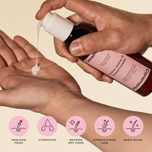 Ceremonia Guava Leave-In Conditioner | Deep Hydration Repair Cream for Damaged & Frizzy Hair | Boosts Shine, Reduce Frizz with Avocado Oil, 6.7 fl oz - Image 4