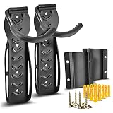 Bike Wall Mount Rack with Tire Tray,AIYoo 2 Pack Vertical Bike Storage Rack for Indoor,Garage,Shed,S