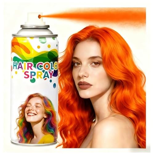 Orange Washable Temporary Hair Color Spray