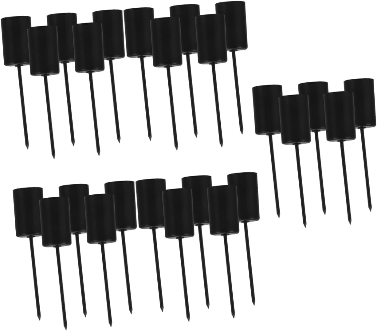 GARVALON 25pcs Taper Candle Holders Spike Insert for Christmas Tree Decor Candle Cup Elegant Tabletop Centerpiece for Festive Ambiance