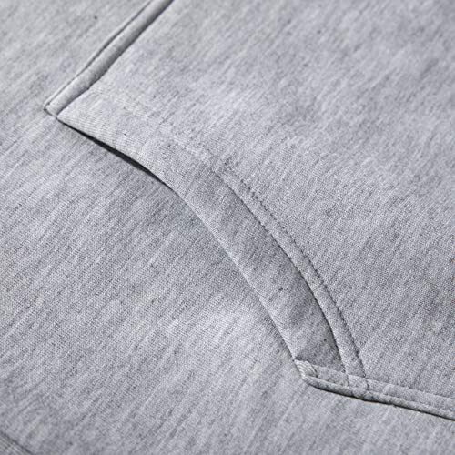 Toloer Sweatshirts For Men Hoodies Pullover - Contrast Color Casual Hoodie For Men - Sports Outwear Sweatshirts Grey Black Grey Medium #TOP5