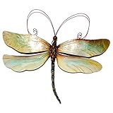 Eangee m711046 Wall Dragonfly Pearl Metal Art Piece