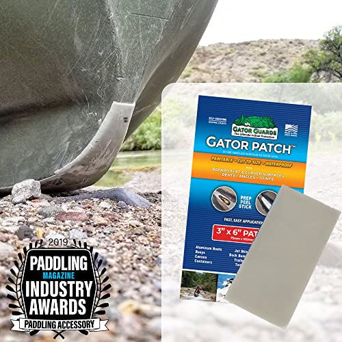 Gator Patch Fiberglass Reinforced Repair Patch - Repairs Holes, Dents & Cracks On Multiple Surfaces - Diy Prep, Peel & Stick - 3 Sizes - Usa Made #TOP2