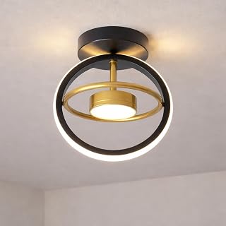 SHINELINK Modern Circular Ring Spotlight LED Ceiling Light for Living Room, Bedroom & Hall | 3 Colour Change (Warm/Natura... Price In India