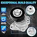 JURPLIX Serpentine/Engine Drive Belt Tensioner and Idler Pulley Kit Compatible with 2006-2011 Mercedes-Benz ML350 GL450 E350 C300 S550 CLK350, Replaces# 2722021419 2722000270 2722021019 6PK2404