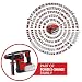 Einhell Cordless SDS Plus Hammer Drill with Case 18V Power X-Change 2.6J, Brushless 4-in-1 Drill, Impact Drill, Screwdriver and Chisel, Without Battery TP-HD 18/26 Li Rotary Hammer Drill
