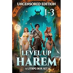 Level Up Harem Uncensored Edition: Books 1-3 Audiolibro Por George Saoulidis, Machine George arte de portada