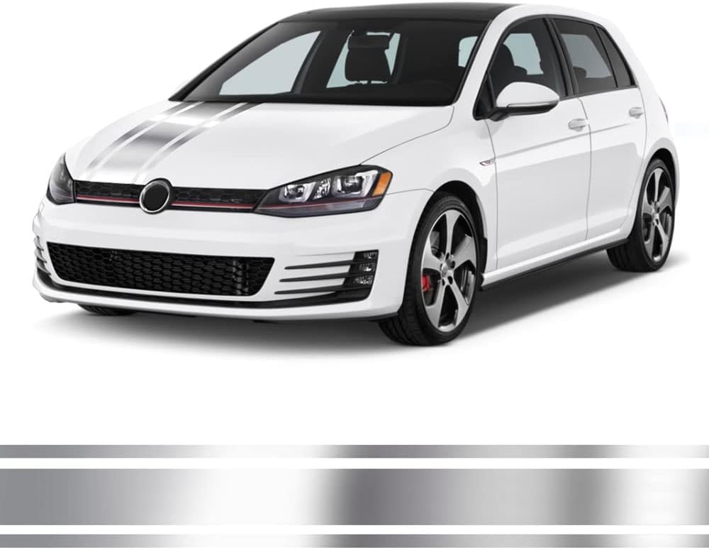 Quattroerre 10775 Adesive Racing Triple, Chrome, 80 mm x 5 m