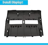 Vista 4 de Marco de ventilación central superior frontal para salpicadero, bisel central, marco de ventilación para salpicadero, color negro, 68414-ED50C