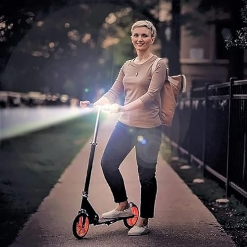 YILLTOY LED Licht 6er Set, Helles Licht, Kompakt und Wasserdicht, LED ist für den Außenbereich geeignet und kann auch als Kinderwagen Licht (2Black, 2White, 2Red)