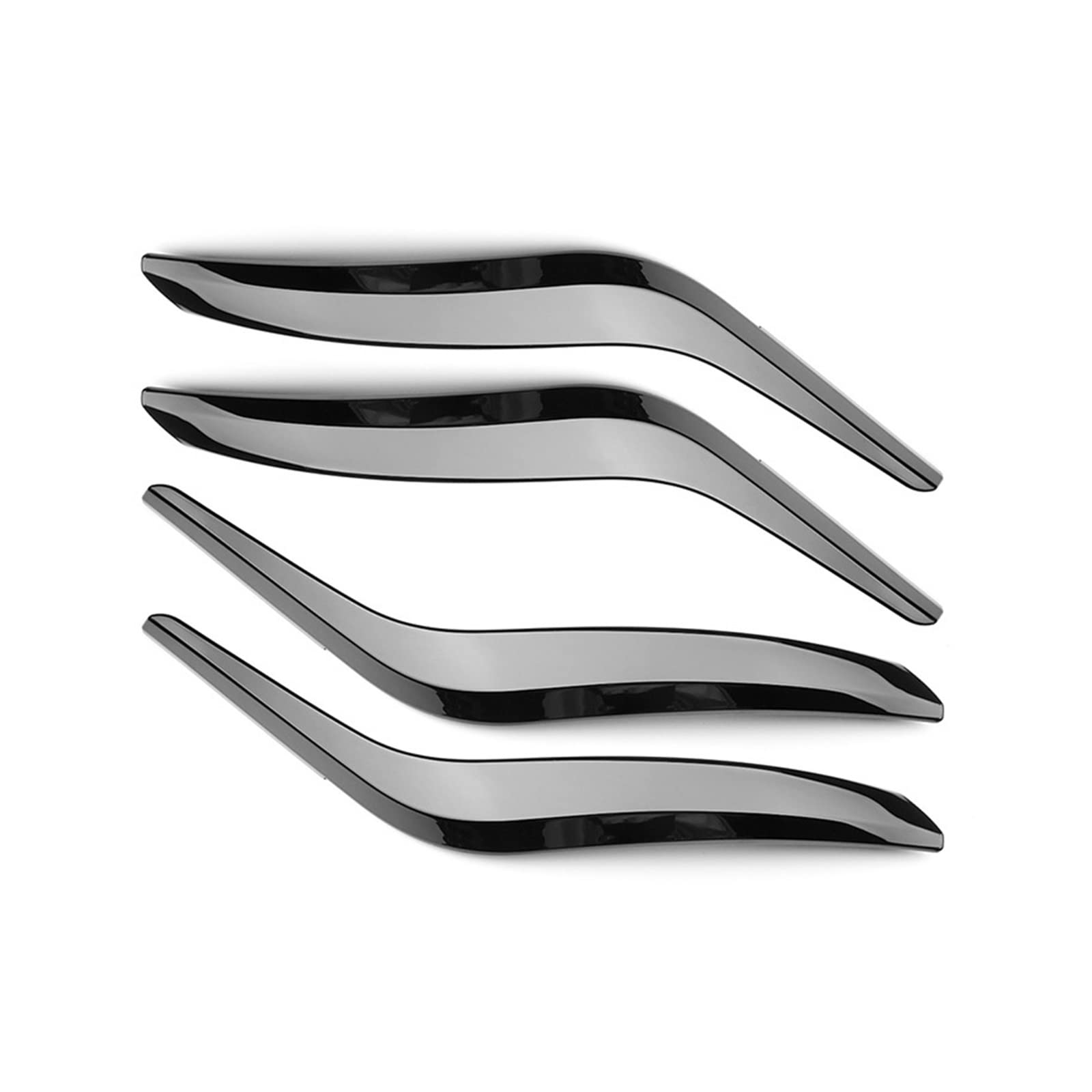 FANGZIQF Inner Door Pull Handles for X1 for E84 2010-2016 Car Interior Door Pull Decorative Cover(Piano Black)