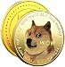 Produktbild Dogecoin Coins Commemorative 2021 Neue, vergoldete Doge-Münzen in limitierter Auflage, Dogecoin Coins Sammler Gold Plated Doge Coins, virtuelle Hobby-Münzen zum Sammeln von Dogecoins (B/1pc Gold)