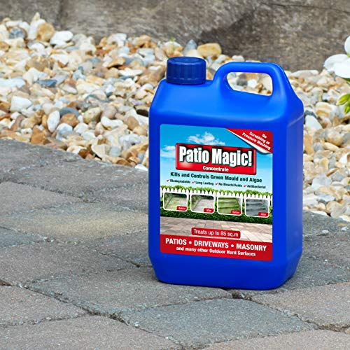 Patio Magic! 16491 Concentrate: Ideal for Patios, Paths and Driveways (Kills Algae and Lichens), 2.5 Litres (Pack of 2)