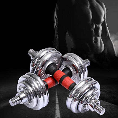 Halters Galvanische Dumbbells Armspiertrainingsapparatuur For Mannen Een Paar Dumbbell Sets Dubbele Veiligheidsmoeren… - Afbeelding 6