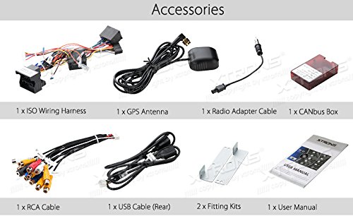 XTRONS 7" Touch Screen Autoradio mit Wince DVD-Player Autostereo unterstützt GPS Navigation RDS Bluetooth Auto Musik Streaming Lenkradsteuerung FÜR BMW 5 Series / 7 Series – Bild 3