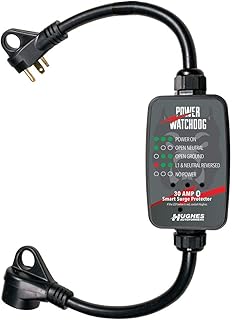 Power Watchdog PWD30, Bluetooth Surge Protector, 30 Amp, Portable