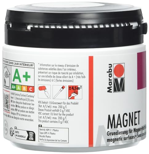 Marabu, Acrylic Primer for Magnetic Surfaces 475 ml Grey, can be Painted After Drying, Saliva-Proof - Image 4