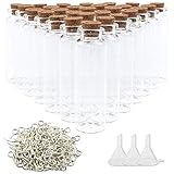 Weit verwendet: Mini-Glasflasche kann für eine Vielzahl von kreativen, Handwerk verwendet werden, sowie Babypartys, Geburtstagsfeiern, Informationen Flasche, Hochzeitsdekorationen, Aufbewahrungszubehöre oder dekorative Schmuckstücke；Dies kann mit Holz und neutralen Tönen paarweise zu rustikale Thema für die Hochzeit angeordnet werden, oder zusätzlichen Meinugen zu den Geburtstagsfeiern anderer Mädchen.