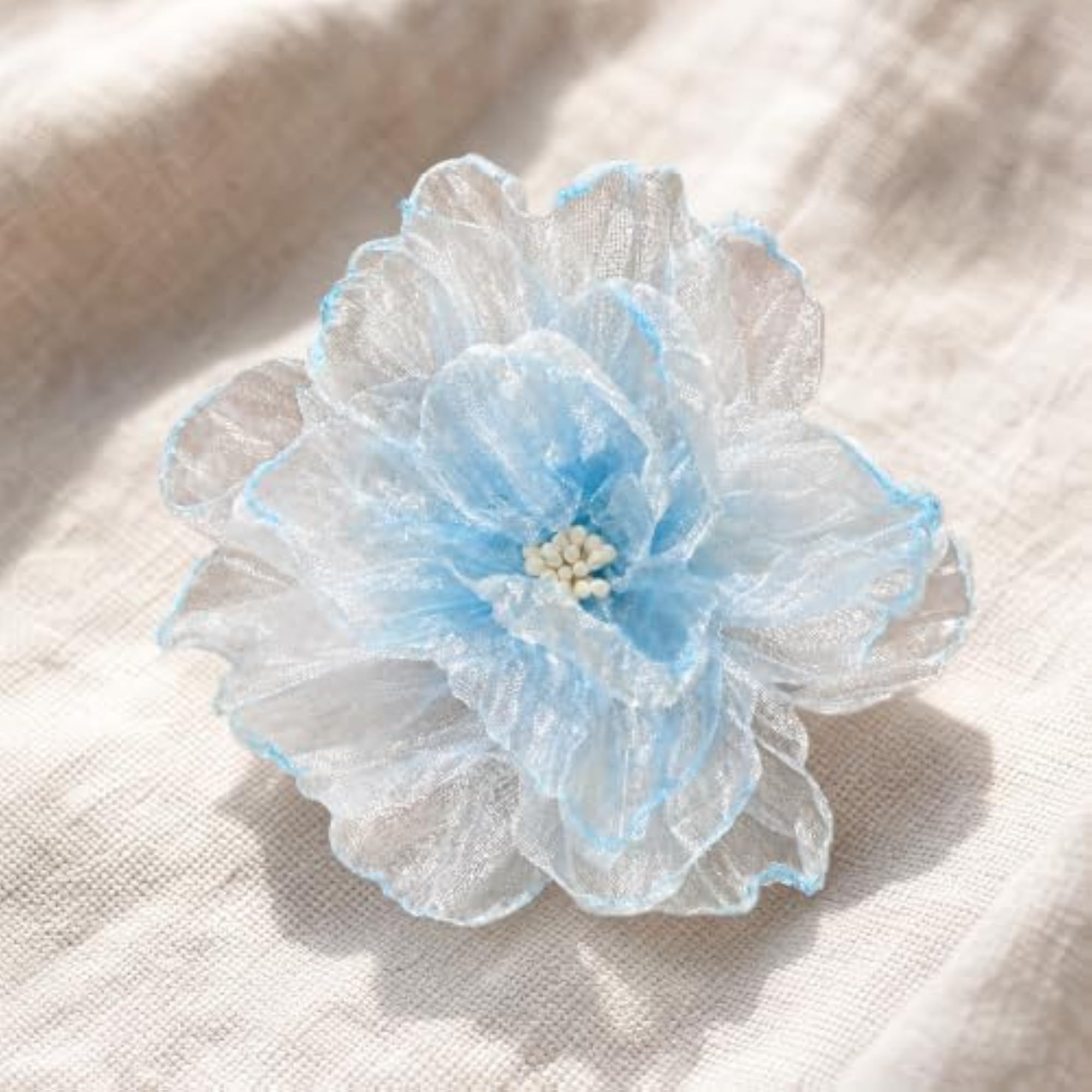 Elegant Flower Side Hair Clip for Women