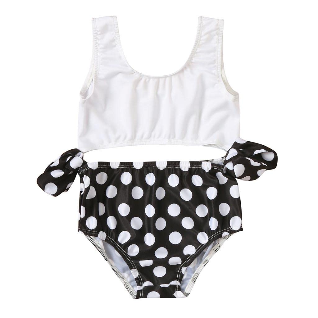 Soolike Mother Daughter Swimming Costumes,Infant Toddler Girls Two-Piece Swimwear Summer Beach Sleeveless Tops Flower Print Swimming Costume Outfit Sun Suit