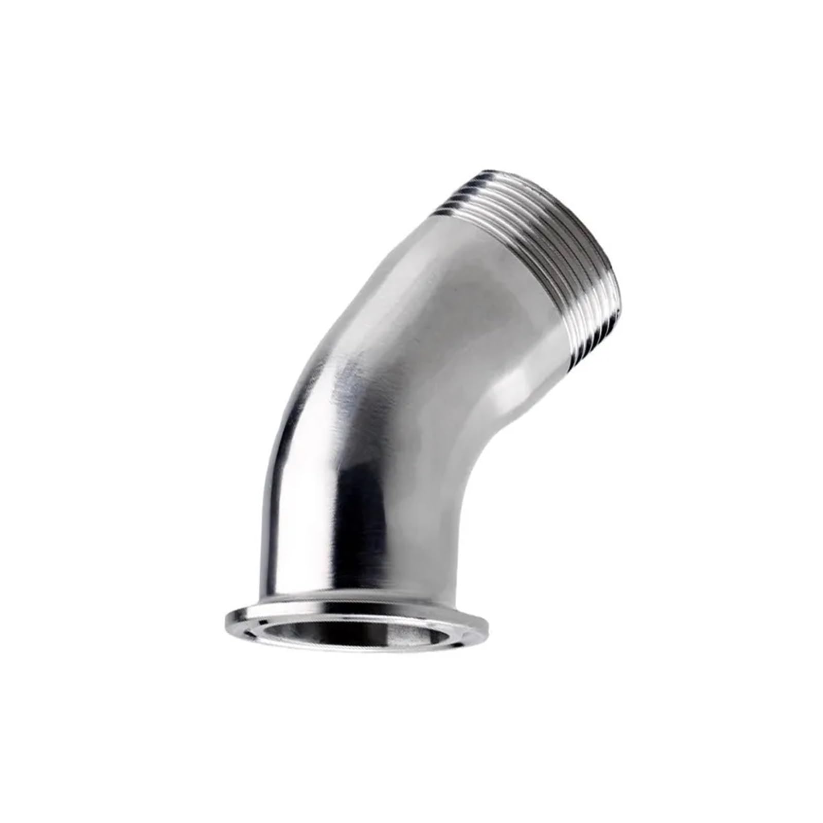 Jrbjwyvv Men's One Color 1/2''- 2'' (Dn15/Dn20/Dn25/Dn32/Dn40dn50) Bsp Threaded Pipe Fitting 45/90 Degree Elbow 1.5'' Tri Clamp 50.5Mm Ferrule(Red,Dn50od77.5mm)
