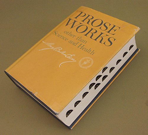 Prose Works Other Than Science and Health by Ma... B01N8YCIO3 Book Cover
