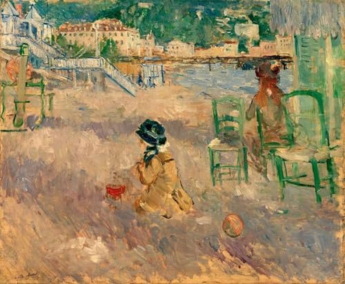 Cuadro en lienzo para oficina con la pintura marina de Berthe Morisot en formato 60x90
