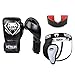 Venum Contender V.11 Kit de Boxe Mixte Adulte, Noir, Taille 12 Oz + XL