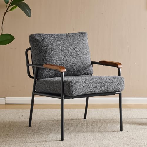 VINGLI Mid-Century Modern Accent Armchiar for Small Space,...