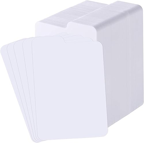 Separadores de tarjetas de plástico para intercambio de tarjetas, organizador de tarjetas blancas para juegos deportivos, negocios, almacenamiento