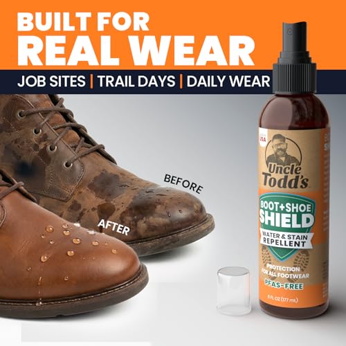 Uncle Todd's Shoe Protector Spray 6oz No Aerosol miniatura 6